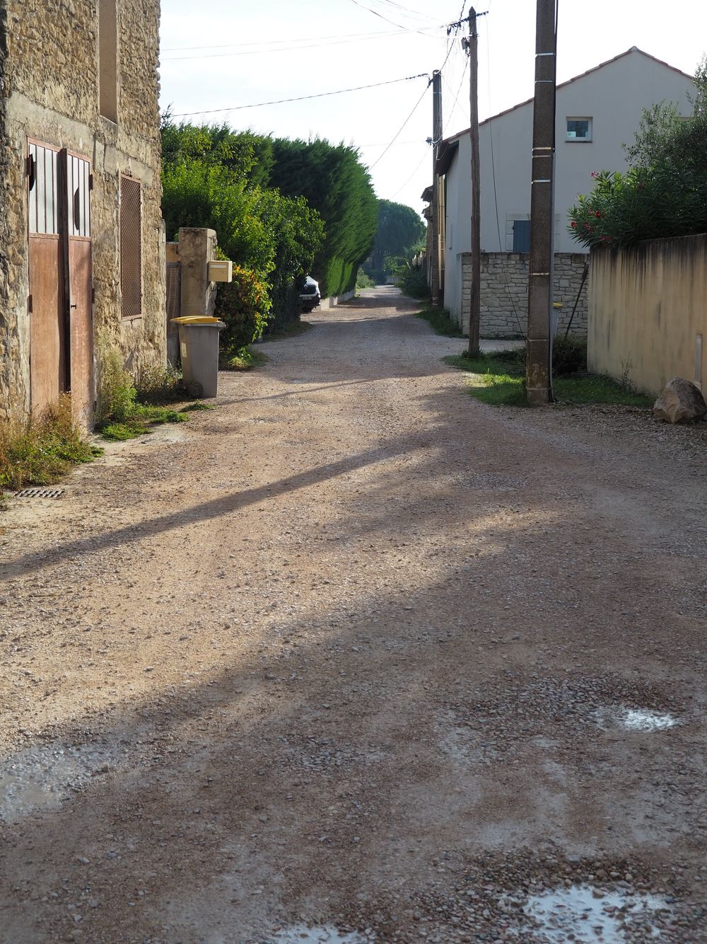 Rue Font de Sance (vue côté route du Moulin)