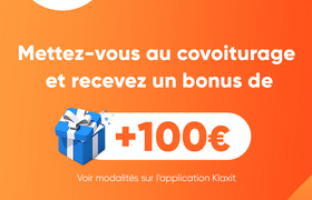 Klaxit bonus 100€